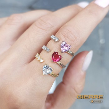 ME17975 Mia heart piercing ring ME17975 Mia heart piercing ring